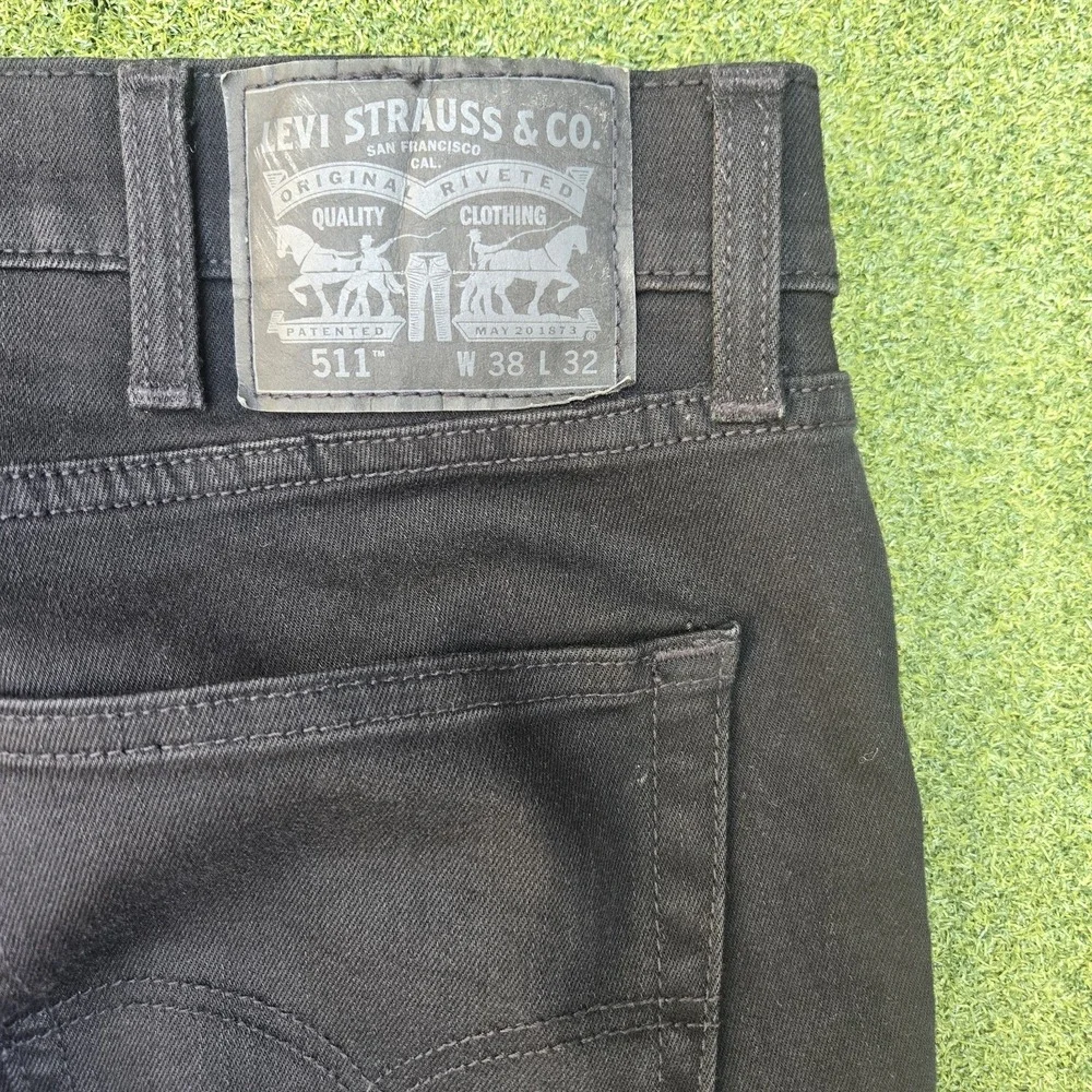 Levi's Performance Jeans Men's Size 38 X 32 Black Style 511